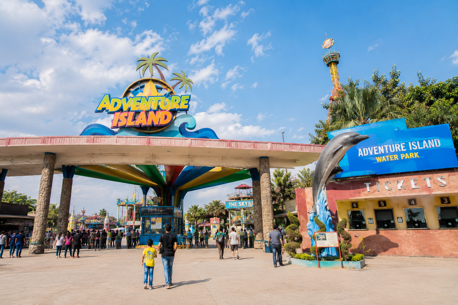 Adventure Island Rohini theme park in Delhi