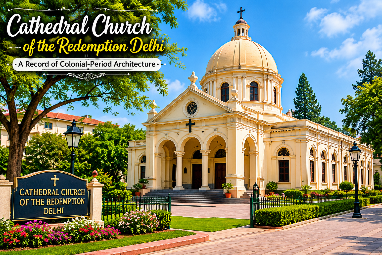 Cathedral Church of the Redemption Delhi colonial-era church near Rashtrapati Bhavan