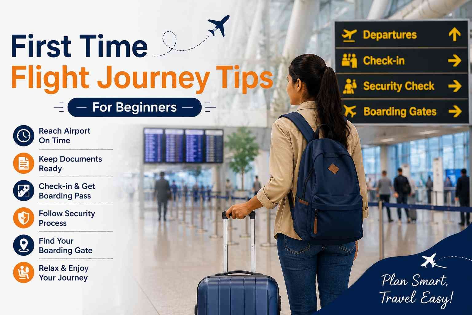 first time flight journey tips