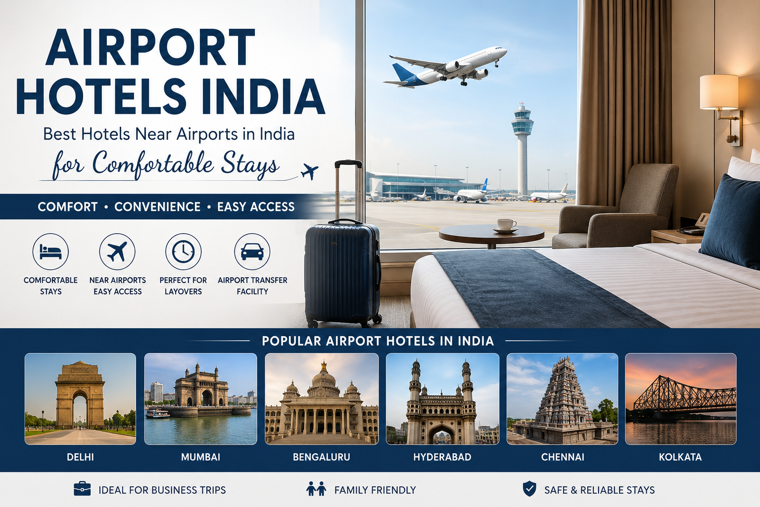 Best Airport Hotels India for Comfortable and Convenient Stays