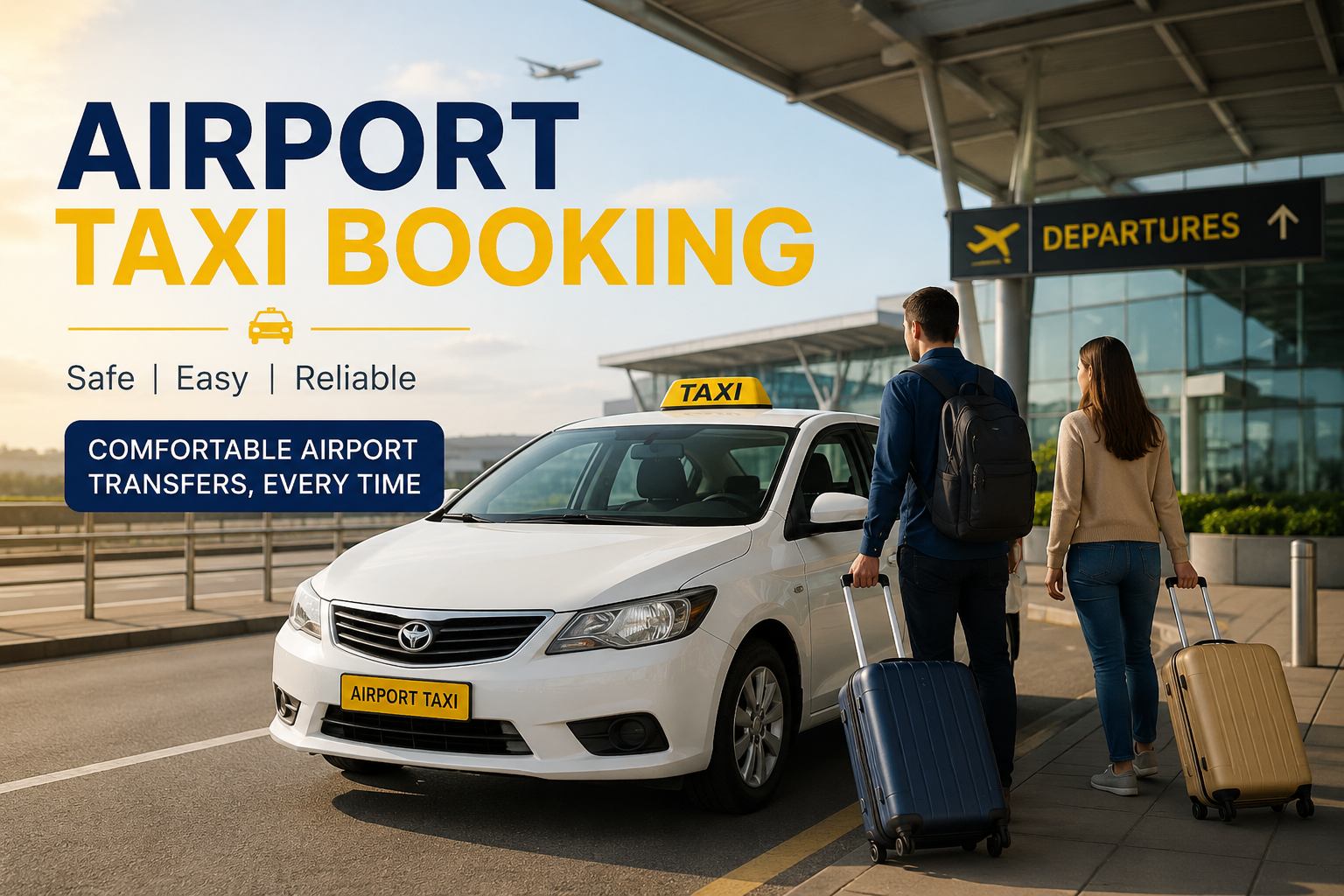 Airport taxi booking for safe and easy airport travel