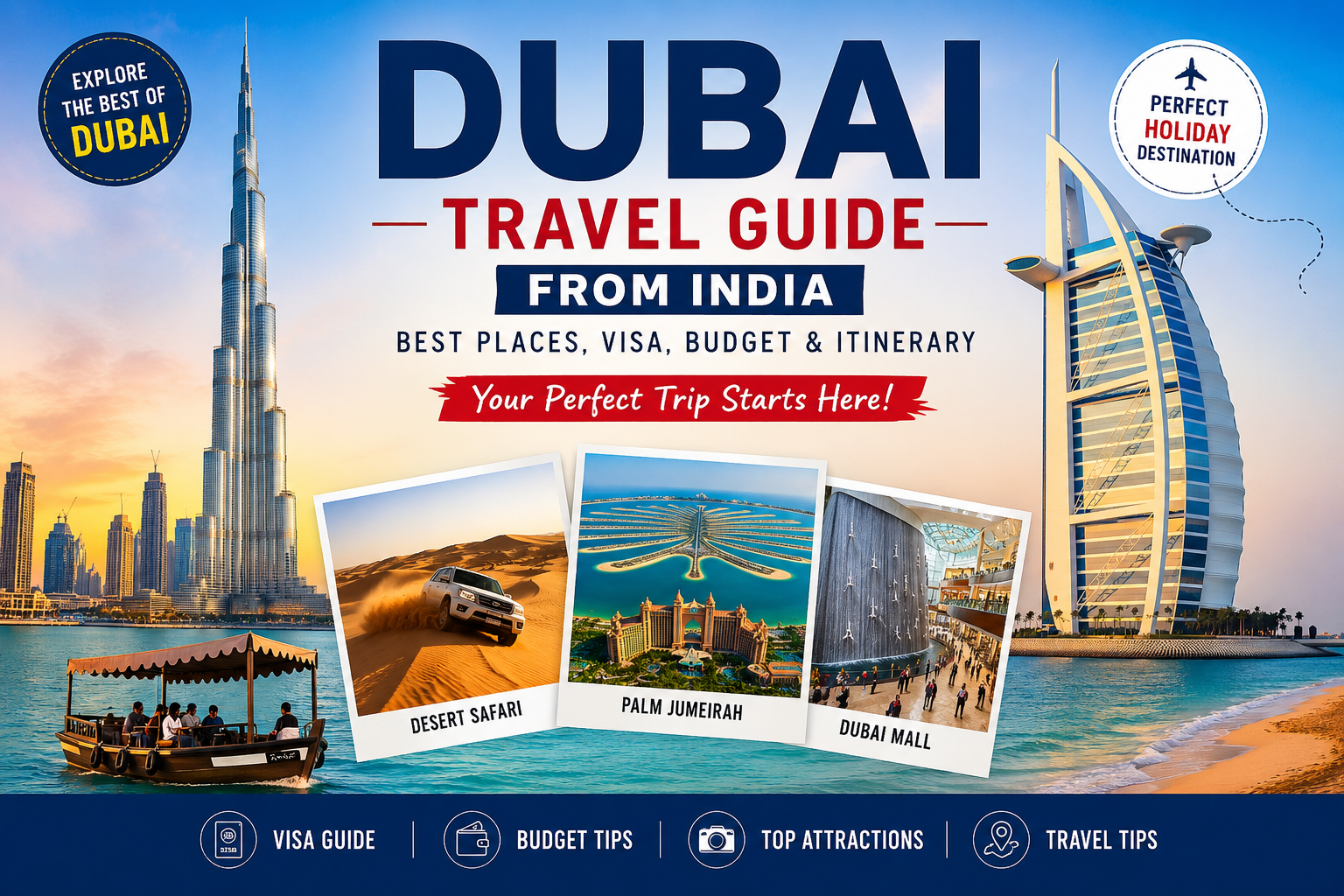Best Dubai Travel Places for Indian Tourists