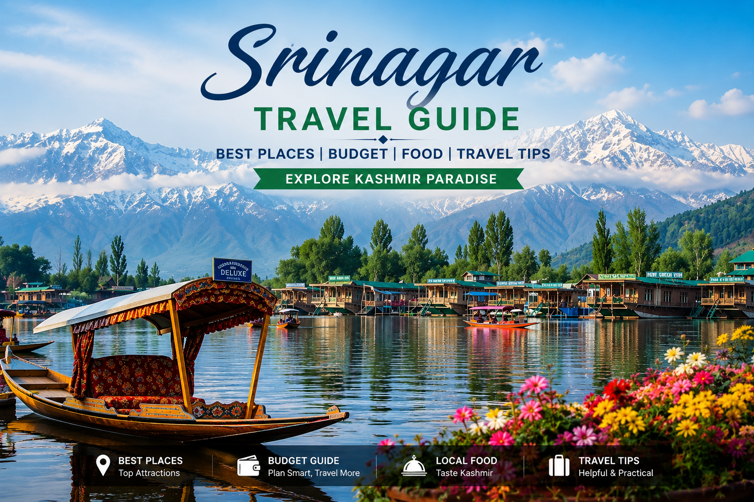 Srinagar Travel Guide – Dal Lake and Kashmir Mountains