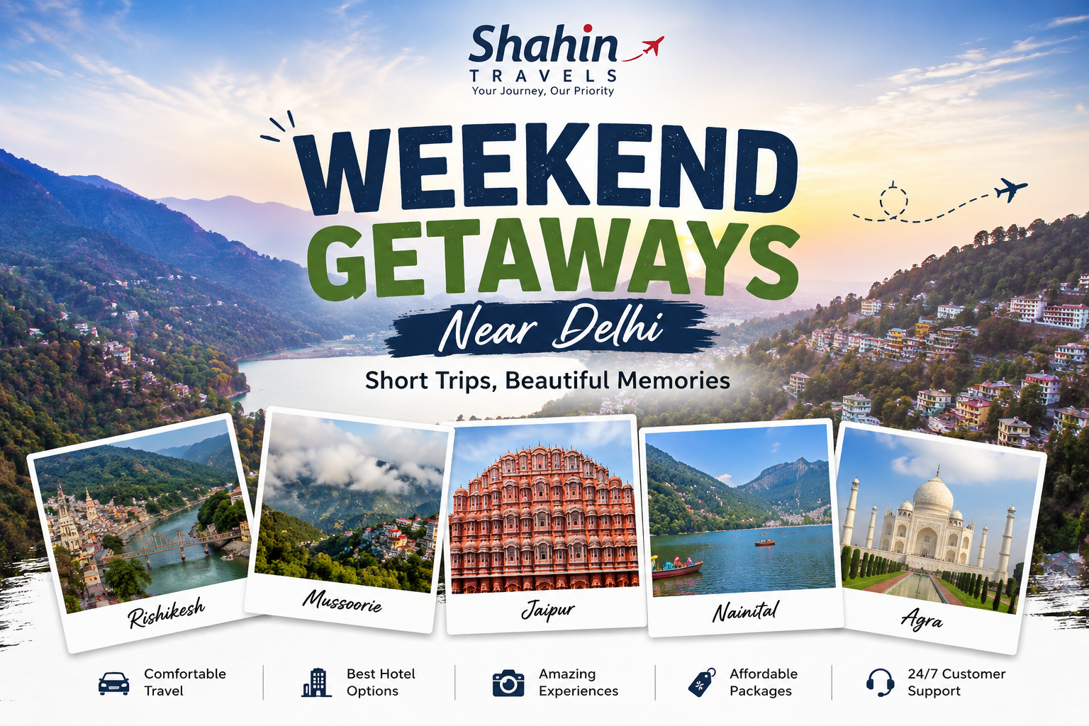 Weekend Getaways Near Delhi – Best Short Trips from Delhi