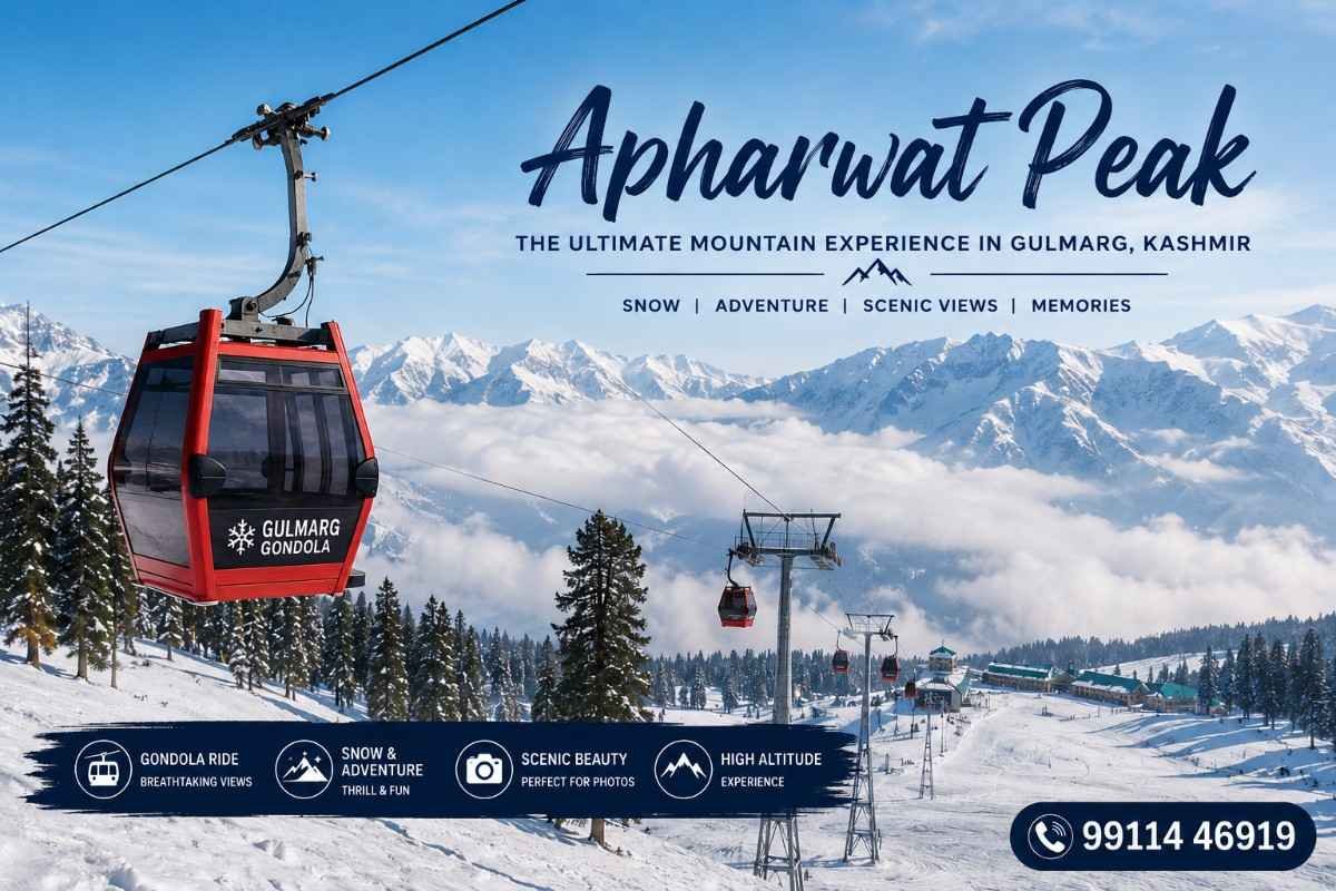 Apharwat Peak in Gulmarg Kashmir