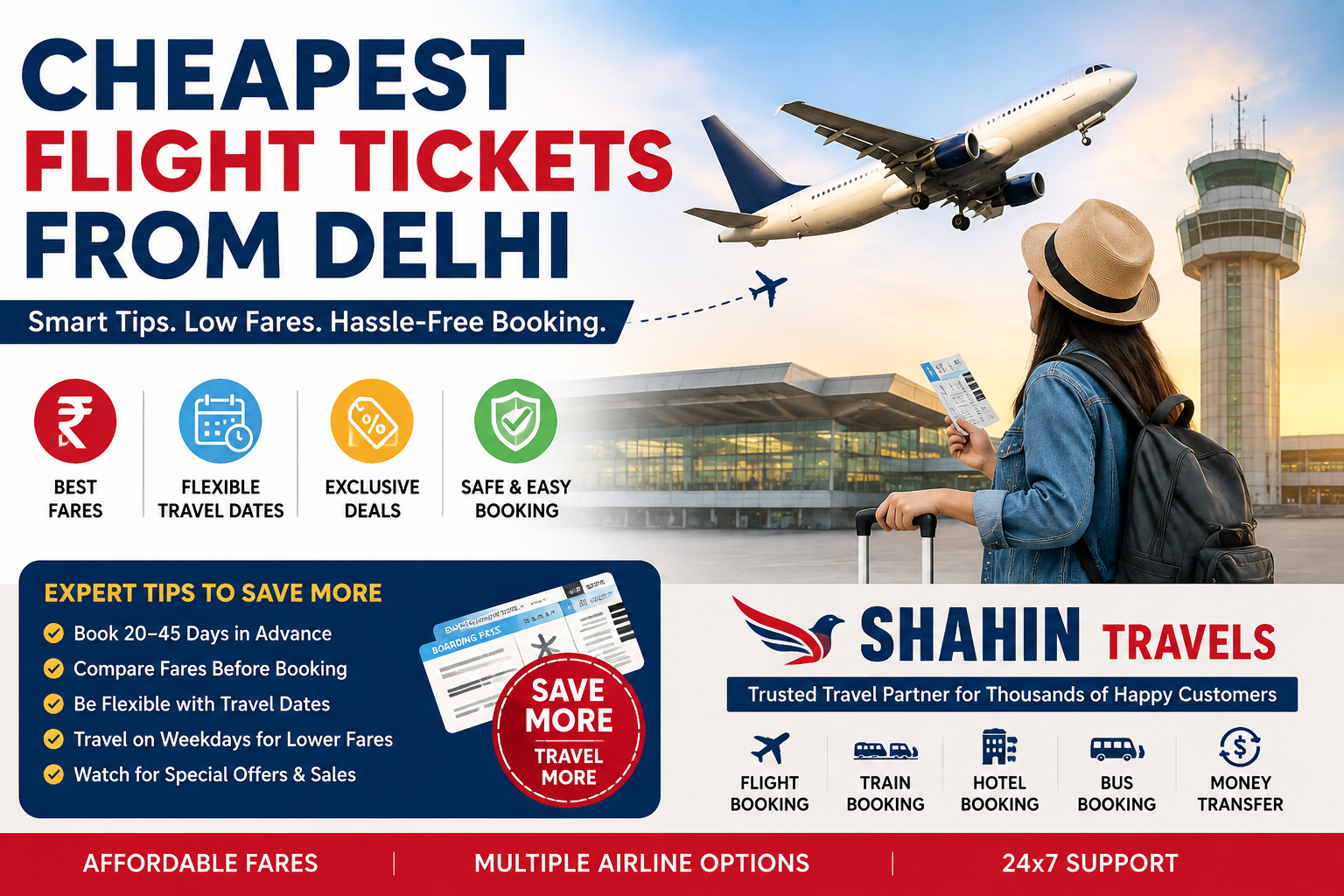 Cheapest Flight Tickets from Delhi booking guide