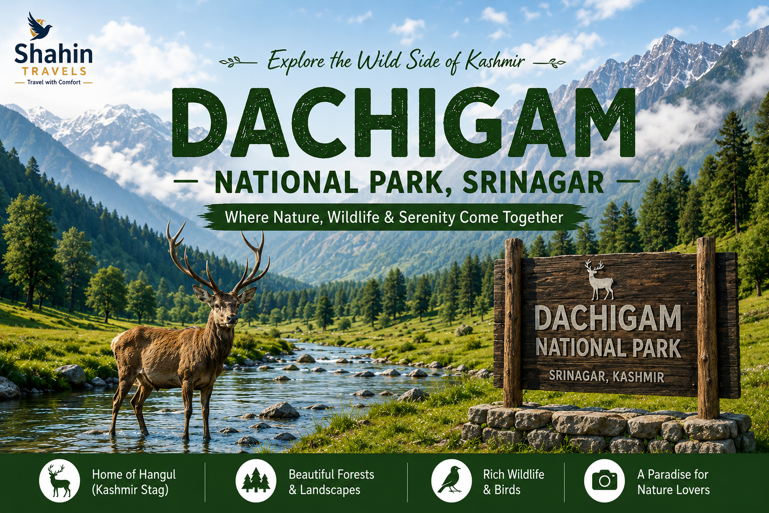 Dachigam National Park Srinagar Kashmir