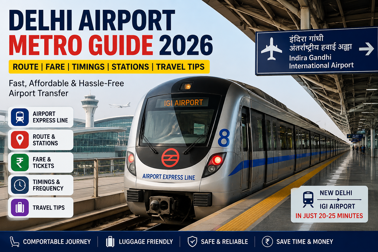 Delhi Airport Metro Guide