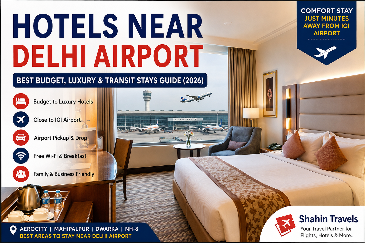 Best hotels near Delhi Airport