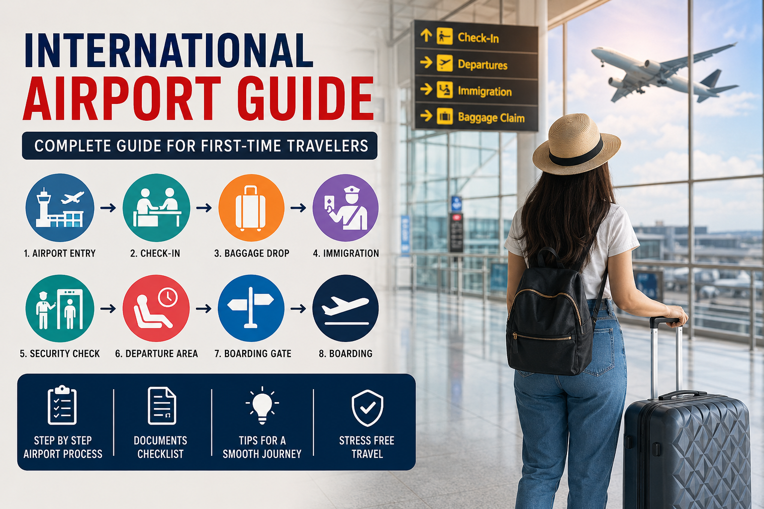 International airport guide for first-time travelers