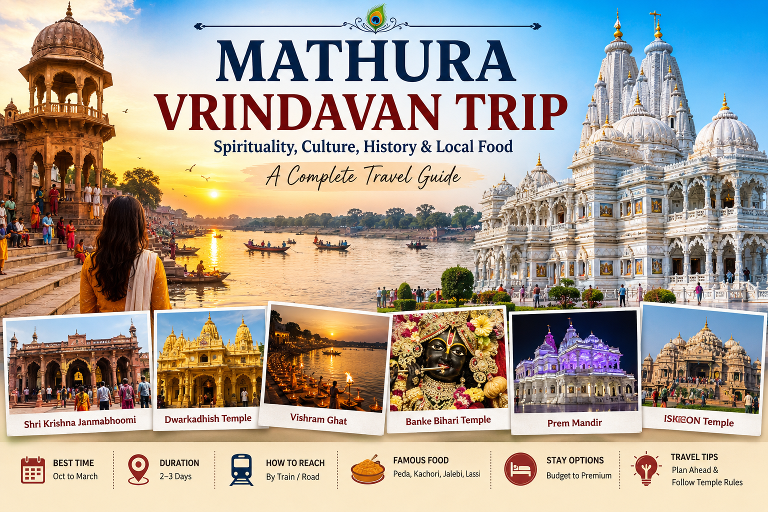 Mathura Vrindavan Trip – Krishna temples and spiritual travel