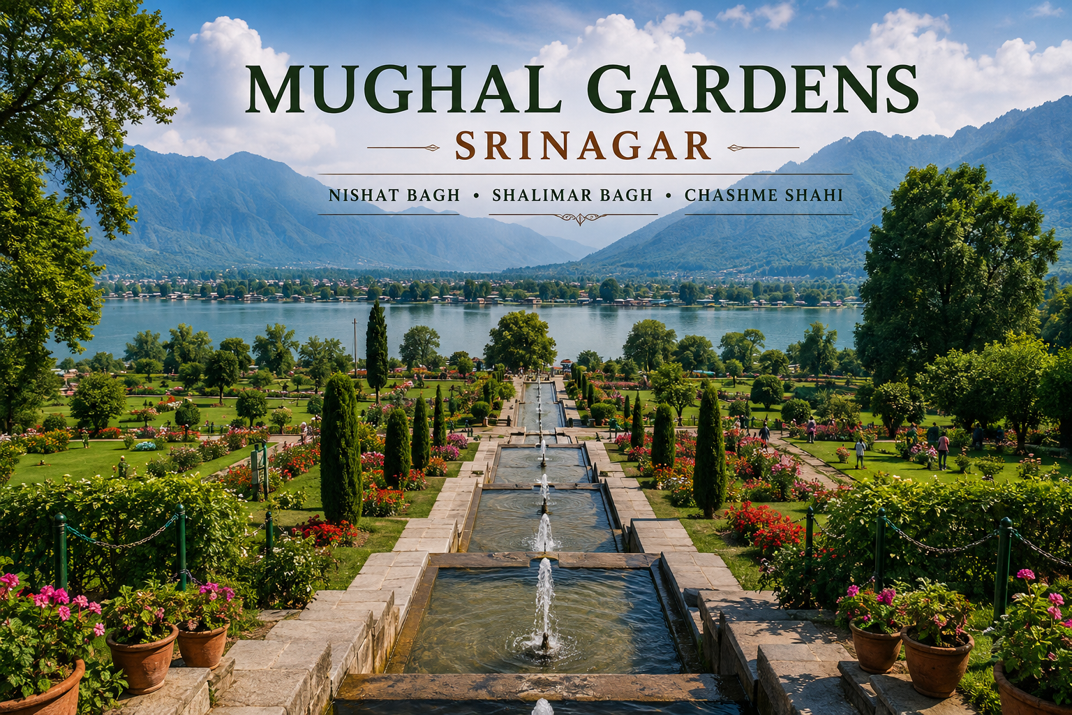 Mughal Gardens Srinagar Kashmir