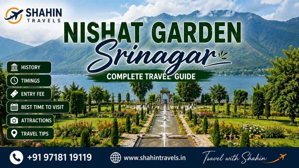 Nishat Garden Srinagar complete travel guide