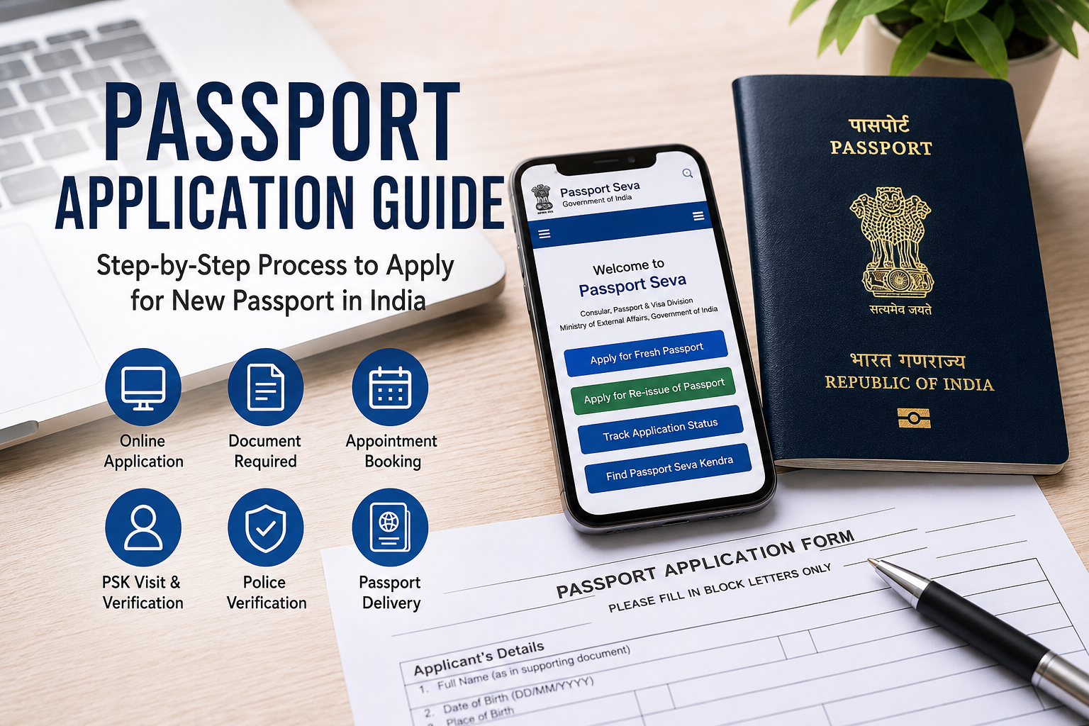 Passport Application Guide for New Passport in India