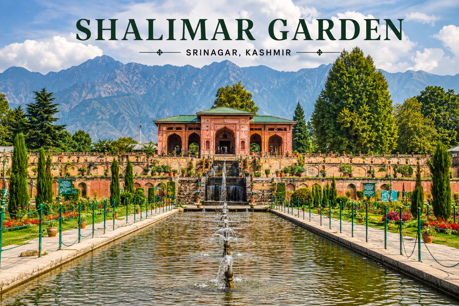 Shalimar Garden Srinagar Kashmir