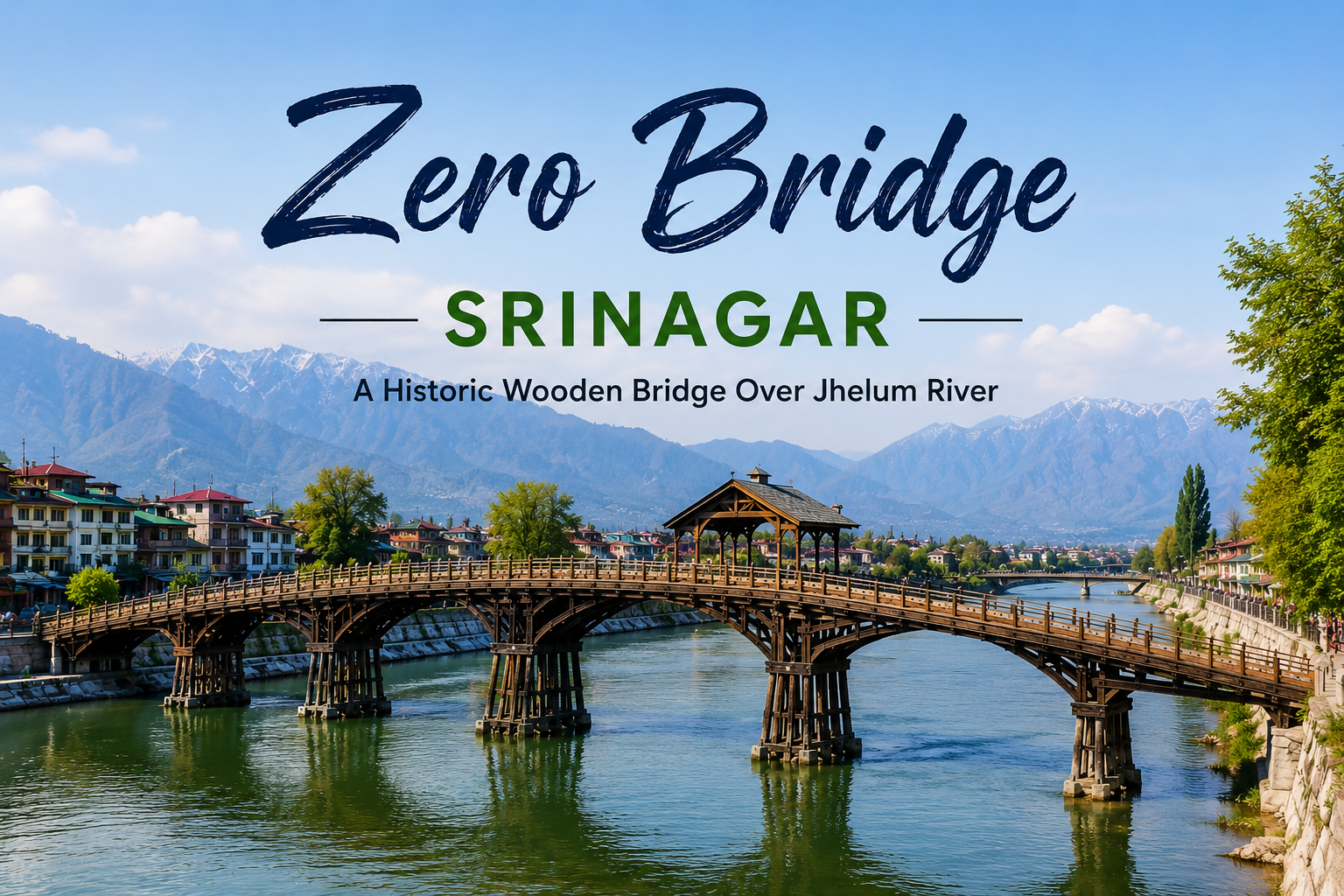 Zero Bridge Srinagar over Jhelum River